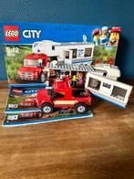 Lego City 60182 - Pick-uptruck en caravan, Kinderen en Baby's, Speelgoed | Duplo en Lego, Ophalen of Verzenden, Gebruikt, Complete set