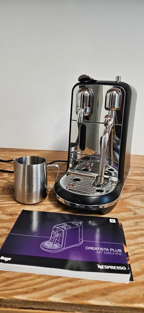 Nespresso Creatista Plus - Top Espresso Machine, Witgoed en Apparatuur, Koffiezetapparaten, Zo goed als nieuw, Koffiepads en cups