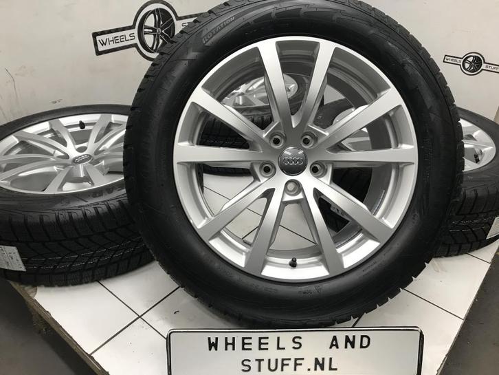 Audi A8 lichtmetaal velgen 18"inch Winterbanden 5x112, Auto-onderdelen, Banden en Velgen