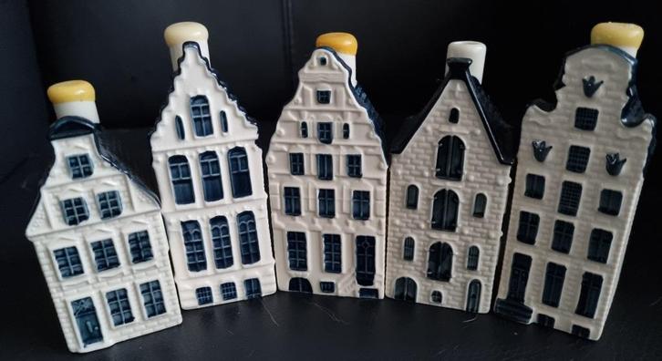 Te koop 4 KLM Huisjes Bols   51-53-54-56, Verzamelen, KLM Huisjes, Gebruikt, 41 t/m 60, Ophalen of Verzenden