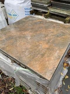 Heel goedkope restantpartijtjes GeoCeramica 80x80, Tuin en Terras, Tegels en Klinkers, Nieuw, Terrastegels, Keramiek, 5 tot 10 m²