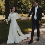 Trouwjurk - Fit & Flare, Kleding | Dames, Ophalen of Verzenden, Zo goed als nieuw, Wit, Trouwjurk