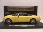Ford Thunderbird cabriolet geel Maisto metal 1:18 KRD, Ophalen of Verzenden, Zo goed als nieuw, Auto, Maisto