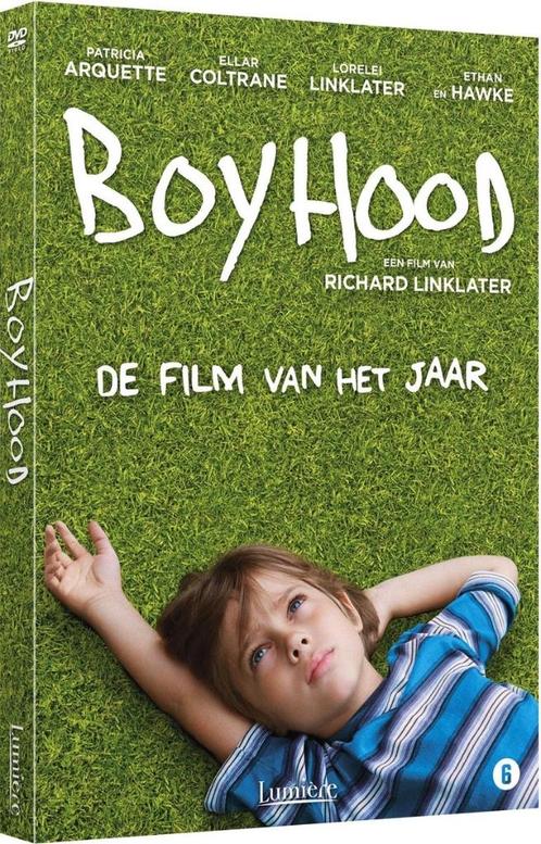 DVD Boyhood (regie Richard Linklater) met Ethan Hawke, Cd's en Dvd's, Dvd's | Filmhuis, Zo goed als nieuw, Vanaf 6 jaar, Ophalen of Verzenden