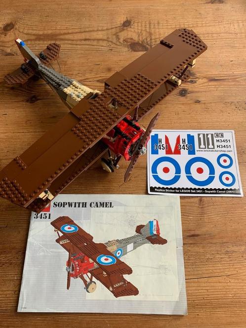 Lego 3451 Sopwith Camel., Kinderen en Baby's, Speelgoed | Duplo en Lego, Zo goed als nieuw, Lego, Complete set, Ophalen of Verzenden