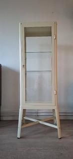 Ikea Fabrikör Vitrinekast Creme, Ophalen, 50 tot 100 cm, Zo goed als nieuw, 150 tot 200 cm