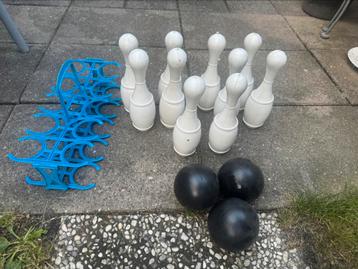 Vintage West Germany bowling set spel buitenspel bowlen beschikbaar voor biedingen