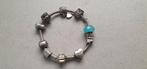 Armband met 9 verschillende bedeltjes, Ophalen of Verzenden, Zo goed als nieuw, Zilver, Zilver