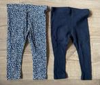 Hema 2 meisjes leggings in maat 74, Kinderen en Baby's, Babykleding | Maat 74, Broekje, Meisje, Ophalen of Verzenden, Zo goed als nieuw