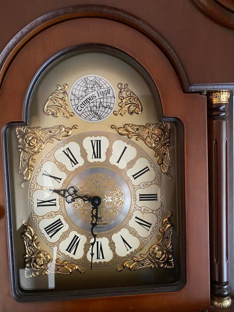 Tempus Fugit Staande klok, Antiek en Kunst, Ophalen