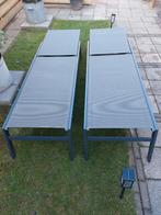 Ligbedjes, Tuin en Terras, Tuinsets en Loungesets, Ophalen, Zo goed als nieuw, Aluminium