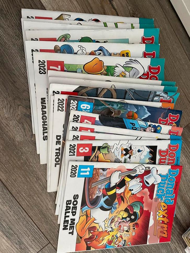 Donald Duck Extra - 2020-2023 - 18 stuks, Boeken, Stripboeken, Zo goed als nieuw, Meerdere stripboeken, Ophalen of Verzenden