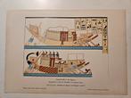 Litho "Transportschiffe in Alt-Ägypten", Antiek en Kunst, Ophalen of Verzenden