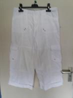 Een witte katoenen driekwart broek, met grote zakken erop., Maat 38/40 (M), Wit, Brams Paris., Ophalen of Verzenden