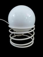 Gave vintage mid century design spiraal tafellamp, Minder dan 50 cm, Gebruikt, Ophalen of Verzenden, Glas