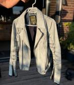 G-star leder damesjasje M, Maat 38/40 (M), Wit, Ophalen of Verzenden, Zo goed als nieuw