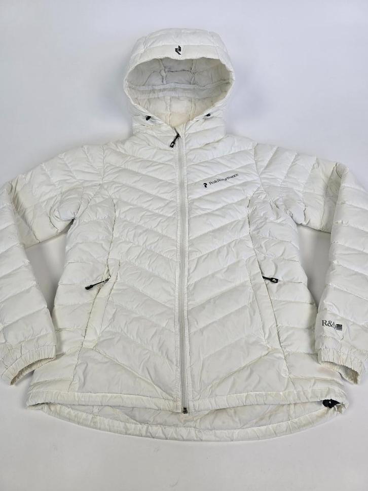 Peak Performance Frost Down Jacket Wit Dames S, Kleding | Dames, Wintersportkleding, Zo goed als nieuw, Jack, Ophalen of Verzenden