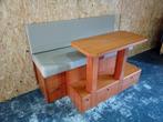Teakhouten bank met tafel en stoffering, Watersport en Boten, Ophalen, Zo goed als nieuw, Overige typen