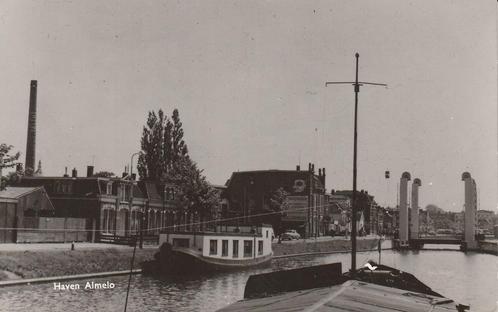Almelo Prachtige Ongelopen Fotokaart uit 1950 de Haven., Verzamelen, Ansichtkaarten | Nederland, Ongelopen, Overijssel, 1940 tot 1960