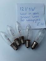 12V3W reservelampjes kerstverlichting reserve lampjes E10, Huis en Inrichting, Lampen | Losse lampen, Ophalen of Verzenden, Nieuw
