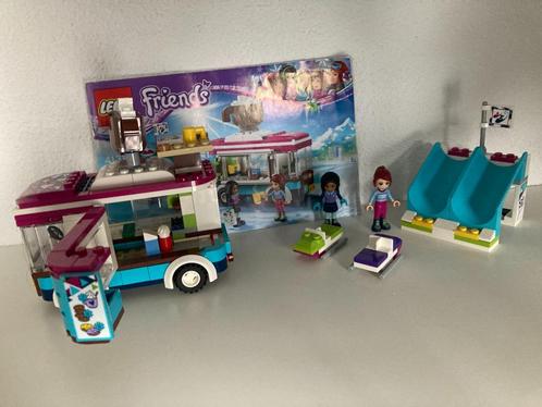 Lego Friends 41319 Wintersport Koek-en-zopie wagen +boekje, Kinderen en Baby's, Speelgoed | Duplo en Lego, Zo goed als nieuw, Lego