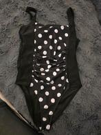 Nieuw zwart damesbadpak met witte stippen – maat L, Ophalen, Zwart, Nieuw, Badpak