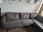 Grote hoekbank bruin van merk  Woood rodeo, Huis en Inrichting, Gebruikt, 125 tot 150 cm, Hoekbank, Industrieel