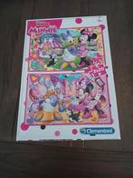 Minnie Mouse Puzzel - Clementoni 2x20 stukjes, Ophalen of Verzenden, Meer dan 50 stukjes, Zo goed als nieuw, 2 tot 4 jaar