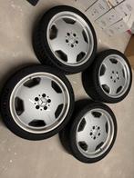 Breedset AMG monoblock styling 2 18INCH 8+9J, Ophalen, 18 inch, Gebruikt, Banden en Velgen