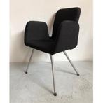 Mooie design eetkamerstoelen (4x) – antraciet, Huis en Inrichting, Ophalen, Gebruikt, Zwart, Vier