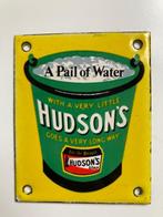 Kleine Emaille reclame bord zeep Hudson, Antiek en Kunst, Antiek | Emaille, Ophalen of Verzenden