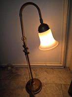 Antieke messing schemerlamp, Huis en Inrichting, Ophalen, Gebruikt, Minder dan 100 cm