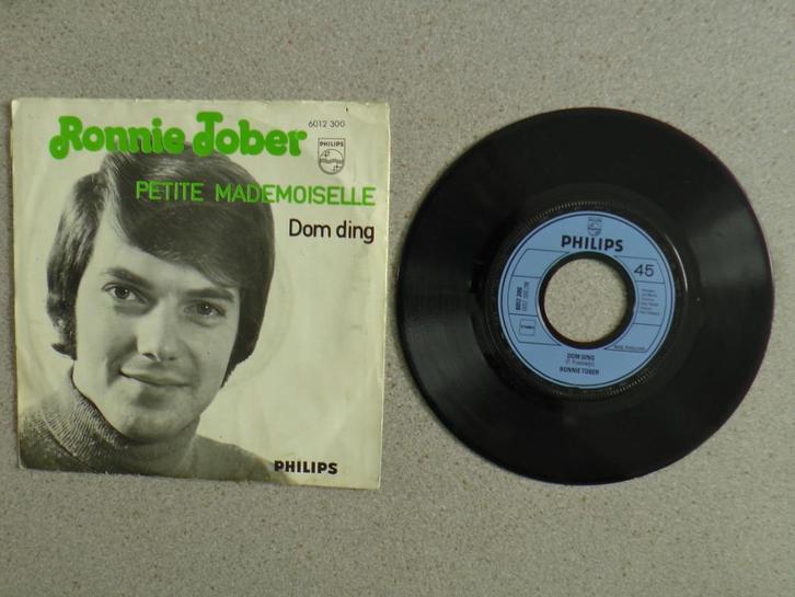 Ronnie Tober - Petite mademoiselle VINYL SINGLE, Cd's en Dvd's, Vinyl Singles, Gebruikt, Single, Nederlandstalig, 7 inch, Ophalen of Verzenden