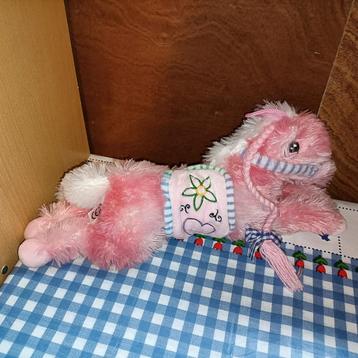 Nicky Tot roze paard knuffel 32 cm groot  beschikbaar voor biedingen