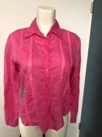 Falino woman roze kant kanten linnen blouse 40, Maat 38/40 (M), Ophalen of Verzenden, Zo goed als nieuw, X
