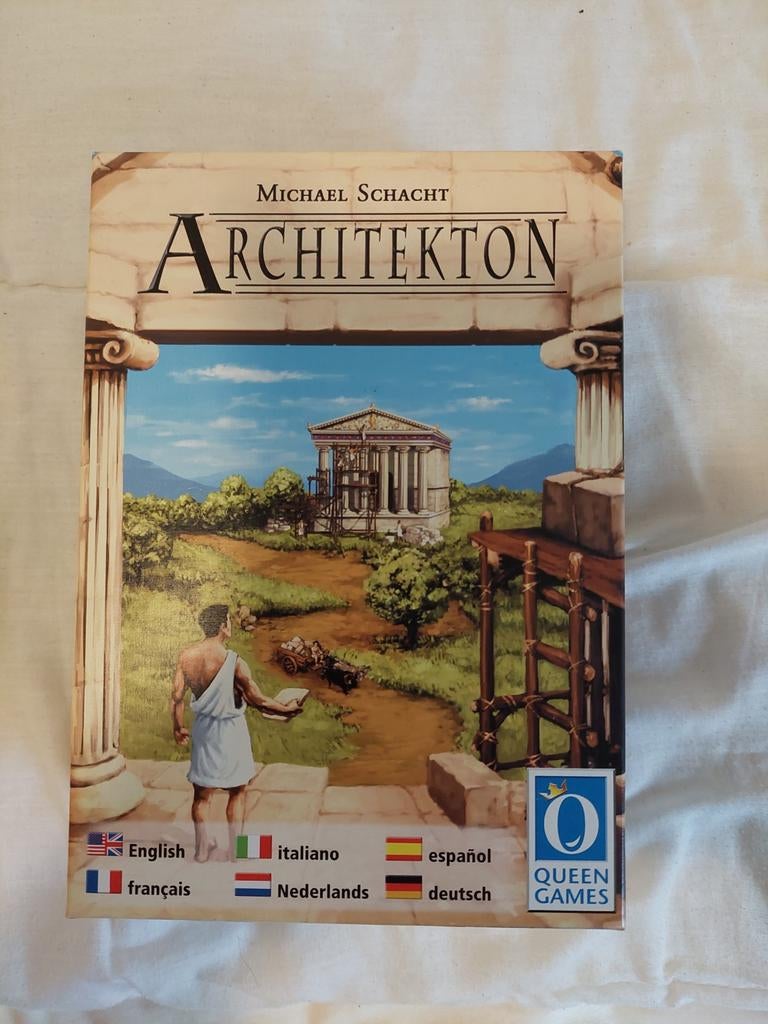 Architekton Bordspel - Bouw je eigen stad!, Hobby en Vrije tijd, Gezelschapsspellen | Bordspellen, Queen Games, Gebruikt, Ophalen of Verzenden