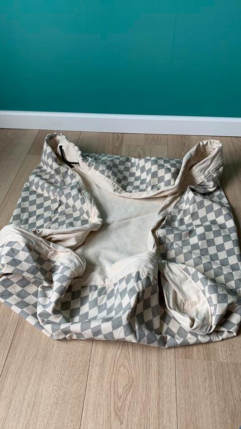 Play & Go 2 in 1 opbergzak -en speelkleed grijs/wit, Kinderen en Baby's, Speelgoed | Speelkleden, Zo goed als nieuw, Ophalen of Verzenden