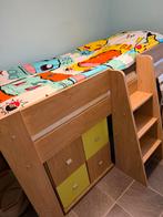 Halfhoogslaper met trapje en opbergruimte, Ophalen of Verzenden, Gebruikt, Halfhoogslaper