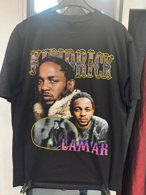 Kendrick lamar t-shirt maat xl 2kanten opdruk, Kleding | Heren, T-shirts, Nieuw, Maat 56/58 (XL), Zwart, Ophalen of Verzenden