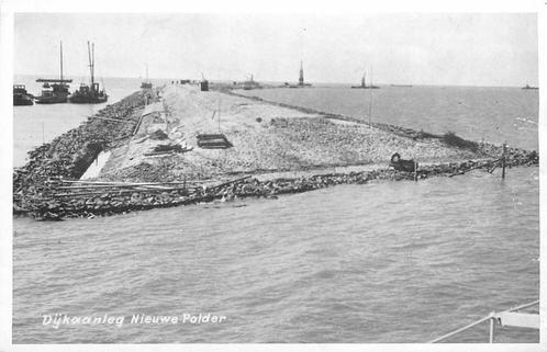 (387-016-043) Harderwijk Dijkaanleg voor de nieuwe polder, Verzamelen, Ansichtkaarten | Nederland, Gelderland, Verzenden