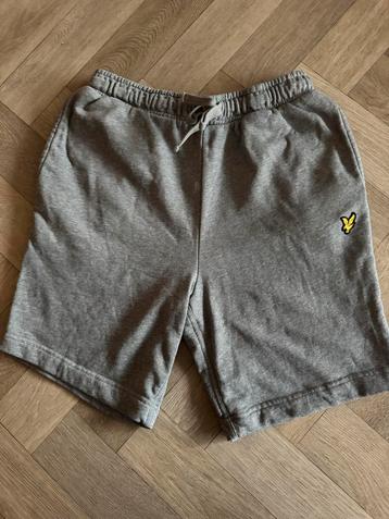 Lyle & Scott cotton sweat short S grijs beschikbaar voor biedingen