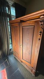Antieke houten kast mahonie hout, Antiek en Kunst, Antiek | Meubels | Kasten, Ophalen