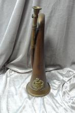 WWII militaire trompet Combat horn, Ophalen of Verzenden, Landmacht, Overige gebieden, Overige typen