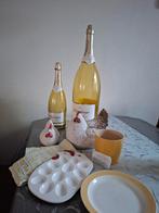 Paasdecoratie Haan eierbord bloempot geel ontbijtbord Royal, Ophalen of Verzenden