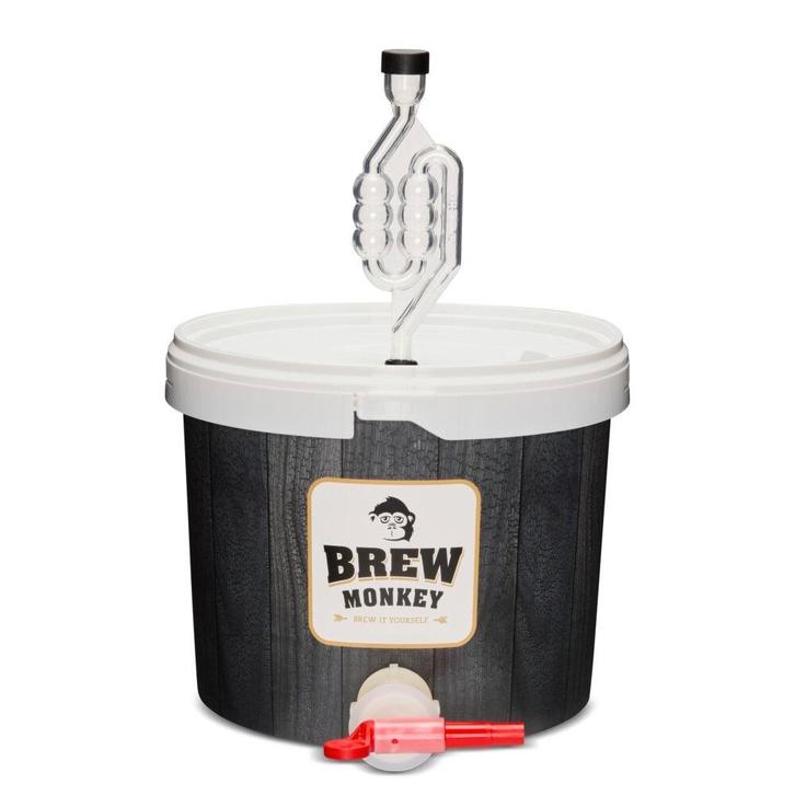 Brew Monkey - Vergistingsemmer met tapkraan en waterslot, Hobby en Vrije tijd, Overige Hobby en Vrije tijd, Gebruikt, Ophalen of Verzenden