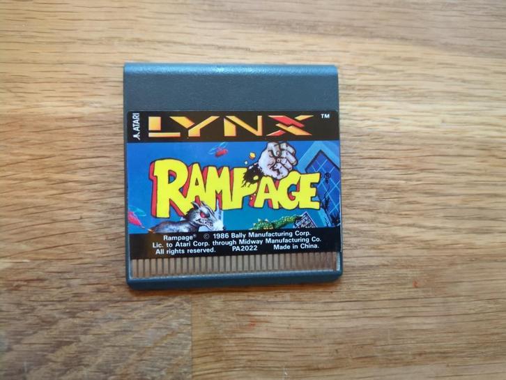 Atari Lynx Rampage, Spelcomputers en Games, Games | Atari, Gebruikt, Atari Lynx, Simulatie, 1 speler, Vanaf 7 jaar, Ophalen of Verzenden