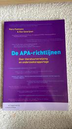 Petra Poelmans - De APA-richtlijnen, Petra Poelmans; Olav Severijnen, Ophalen of Verzenden, Zo goed als nieuw, Nederlands