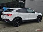 Audi Q3 Sportback 45 TFSI e S Edition Panorama/3x S-line/Cam, Auto's, Adaptive Cruise Control, Zwart, Leder en Stof, Wit