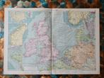 Grote antieke landkaart / zeekaart Noordzee Engeland NL eo, Ophalen of Verzenden, Zo goed als nieuw, 1800 tot 2000, Landkaart