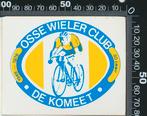 Sticker: Osse Wieler Club De Komeet - 30 Jaar, Verzenden, Zo goed als nieuw, Sport